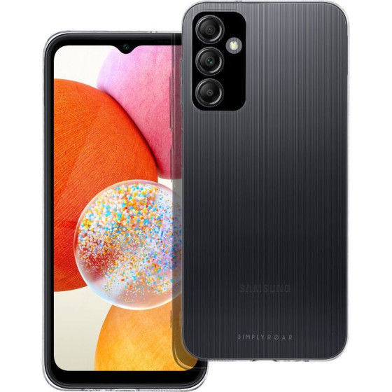 Roar case PURE SIMPLE FIT for SAMSUNG A14 Clear
