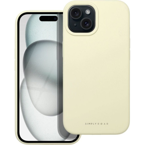 Roar case CLOUD SKIN for IPHONE 15 Light Yellow
