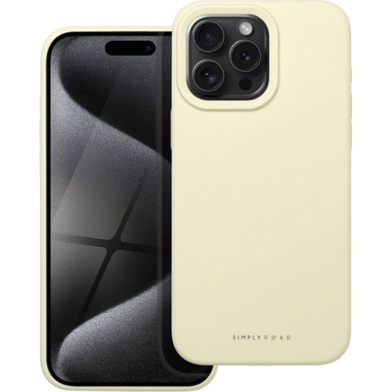 Roar case CLOUD SKIN for IPHONE 15 Pro Max Light Yellow