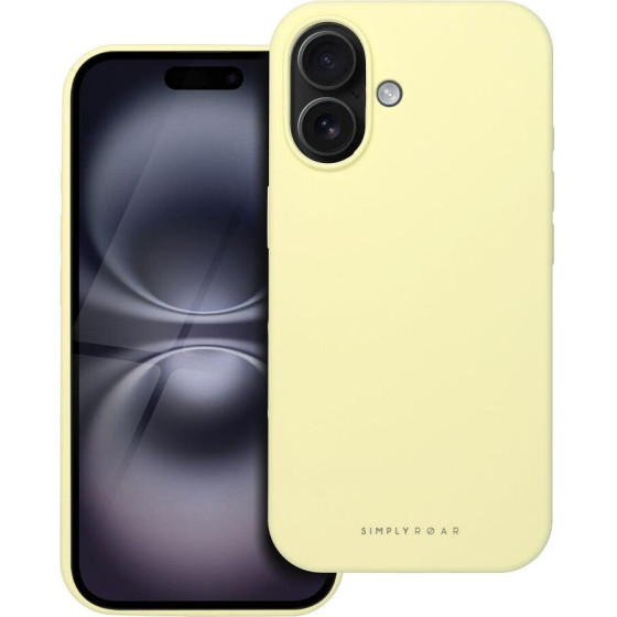 Roar case CLOUD SKIN for IPHONE 16 Light Yellow