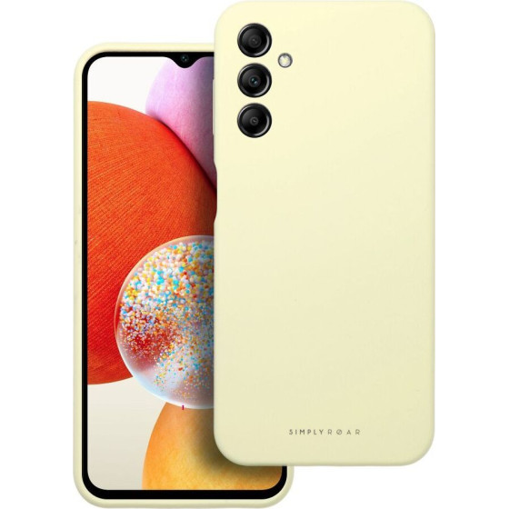 Roar case CLOUD SKIN for SAMSUNG A14 4G / A14 5G Light Yellow