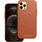 Roar case LEATHER MAG compatible with MagSafe for IPHONE 12 Pro Brown