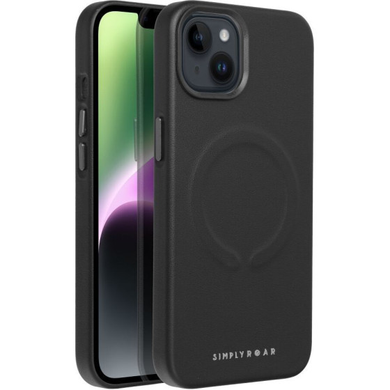 Roar case LEATHER MAG compatible with MagSafe for IPHONE 12 Pro Max black
