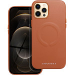Roar case LEATHER MAG compatible with MagSafe for IPHONE 12 Pro Max Brown