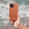 Roar case LEATHER MAG compatible with MagSafe for IPHONE 14 Pro Brown