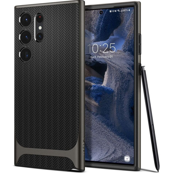 Spigen case NEO HYBRID for SAMSUNG S23 Ultra gunmetal