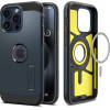 Spigen case TOUGH ARMOR MAG compatible with MagSafe for IPHONE 15 Pro Max metal slate