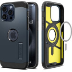 Spigen case TOUGH ARMOR MAG compatible with MagSafe for IPHONE 15 Pro Max metal slate