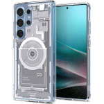 Spigen case ULTRA HYBRID MAG compatible with MagSafe for S25 Ultra zero one white