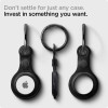 Spigen case VALENTINUS for APPLE AIRTAG black