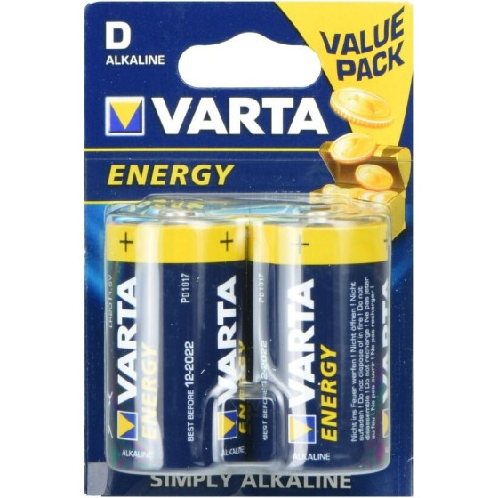 Varta alkaline battery R20 (Type D) Energy 2 pcs