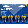 Varta alkaline battery R6 (AA) Longlife Power 8 pcs