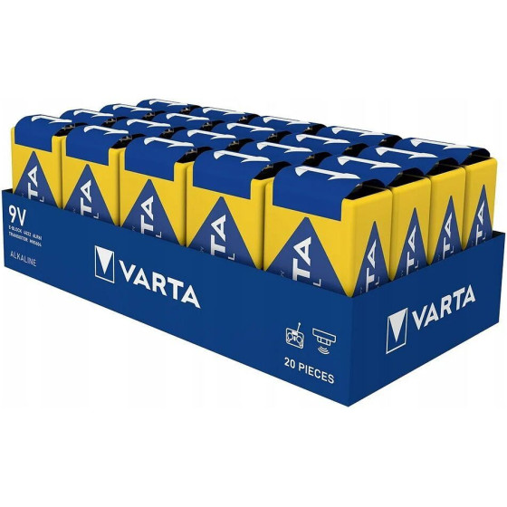 Varta alkaline battery R9 (6LR61) 9V Industrial Pro 20 pcs