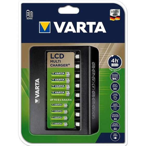 Varta LCD MULTI CHARGER + 57681 (without batteries)