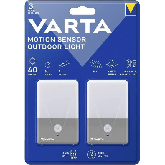 Varta motion sensor outdoor light 16634 2 pcs
