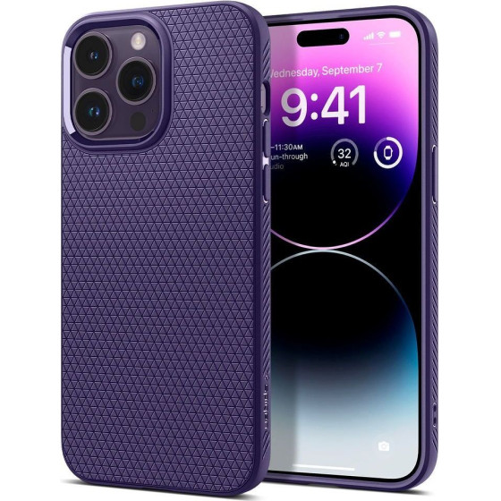 Spigen case LIQUID AIR for IPHONE 14 Pro Max deep purple