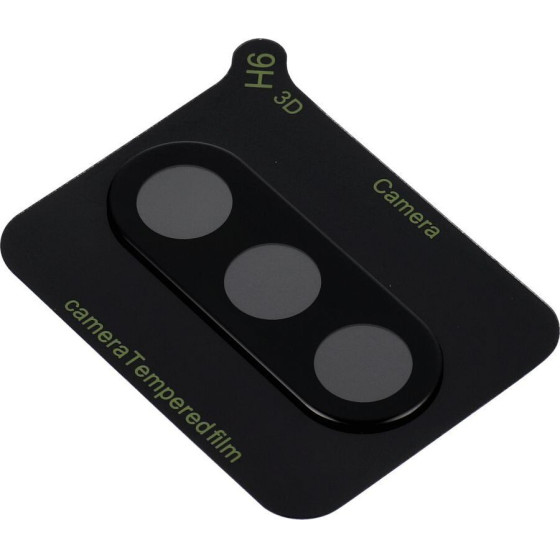 5D Full Glue Camera Tempered Glass - For Samsung Galaxy A56 Black OEM