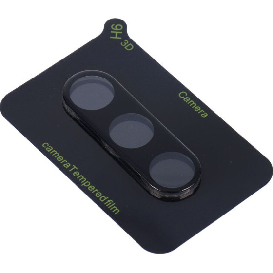 5D Full Glue Camera Tempered Glass - For Samsung Galaxy S23 Plus Black OEM