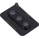 5D Full Glue Camera Tempered Glass - For Samsung Galaxy S24 Fe Black OEM