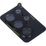 5D Full Glue Camera Tempered Glass - For Samsung Galaxy S24 Ultra Black OEM