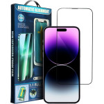 5D Full Glue Tempered Glass For Iphone 15 Plus Black + Applicator OEM
