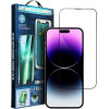 5D Full Glue Tempered Glass For Iphone Xr / 11 Black + Applicator OEM