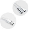 Adapter Aux 2in1 Type C (male) To Type C (female) / Jack 3,5 Mm (female) White OEM