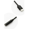 Adapter Aux Type C (male) To Jack 3,5 Mm (female) Black OEM