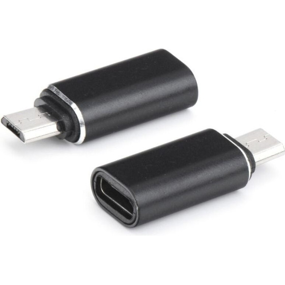 Adapter Type C (female) To Micro Usb (male) Black OEM