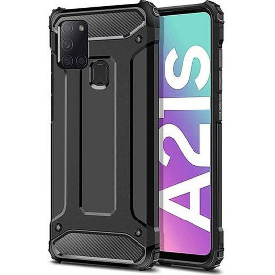 Armor Case For Samsung A21S Black OEM