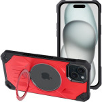 Armor Mag Cover Case Compatible With Magsafe For Iphone 15 Plus Red OEM