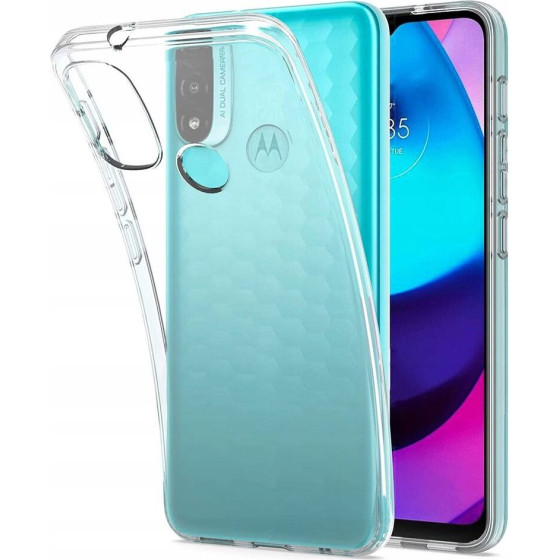 Back Case Ultra Slim 0,5 Mm Formotorola E20 Transparent OEM