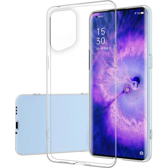 Back Case Ultra Slim 0,5 Mm Foroppo Find X5 Pro Transparent OEM