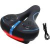 Bicycle Saddle With built-In Led Light FSBSD-232-1 Black OEM