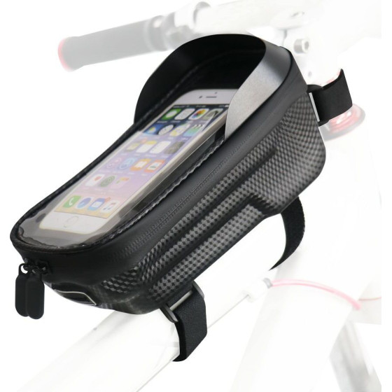 Bike Frame Bag With Waterproof Zipper FSBFB-451 Black OEM