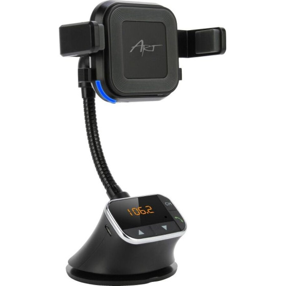 Car holder 4in1 (transmiter FM + wireles charger 10W + car speaker) MP3TR FM-09 OEM