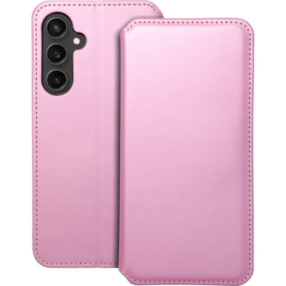 Dual Pocket Book Case For Samsung S23 Fe Light Pink OEM