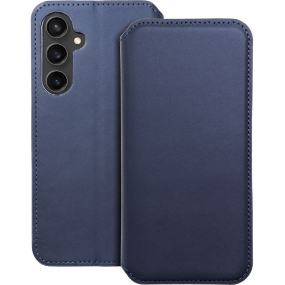 Dual Pocket Book Case For Samsung S23 Fe Navy OEM