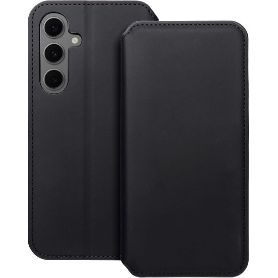 Dual Pocket Book Case For Samsung S24 Fe Black OEM