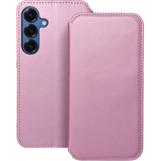 Dual Pocket Book Case For Samsung S25 Light Pink OEM