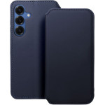 Dual Pocket Book Case For Samsung S25 Navy OEM