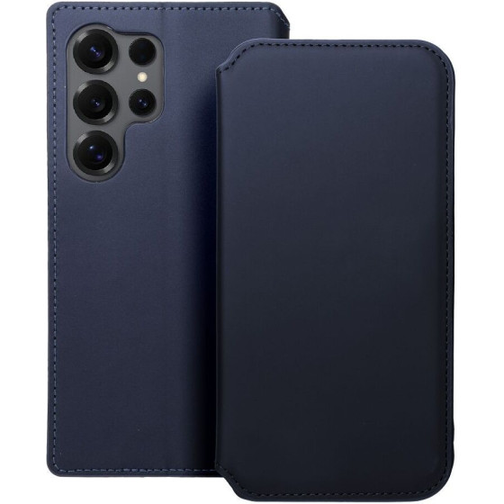 Dual Pocket Book Case For Samsung S25 Ultra Navy OEM
