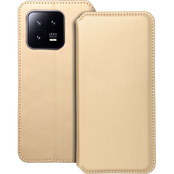 Dual Pocket Book Case For Xiaomi 13 Gold OEM