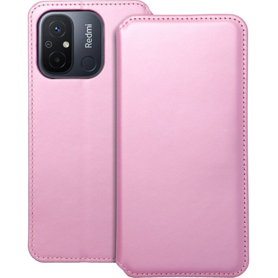 Dual Pocket Book Case For Xiaomi Redmi 12c Light Pink OEM