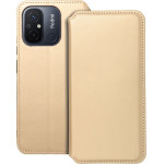 Dual Pocket Book Case For Xiaomi Redmi 12c Gold OEM