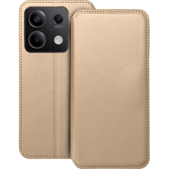 Dual Pocket Book Case For Xiaomi Redmi Note 13 5G Gold OEM