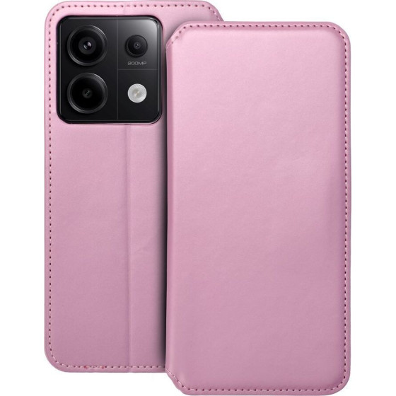 Dual Pocket Book Case For Xiaomi Redmi Note 13 Pro 5G Light Pink OEM