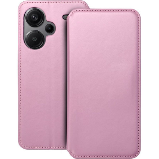 Dual Pocket Book Case For Xiaomi Redmi Note 13 Pro Plus 5G Light Pink OEM