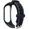 Elastomer Strap Lifestyle For Xiaomi Mi Band 7 Black (03) OEM