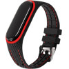 Elastomer Strap Lifestyle For Xiaomi Mi Band 7 Black (04) OEM